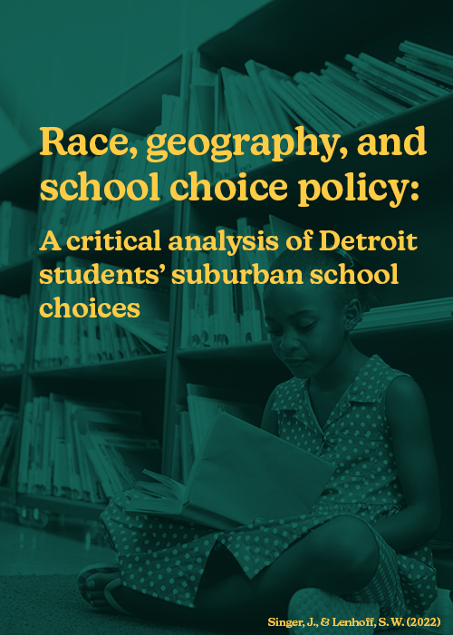 Cover Image for Race, geography, and School Choice Policy